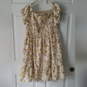 Yellow flower dress